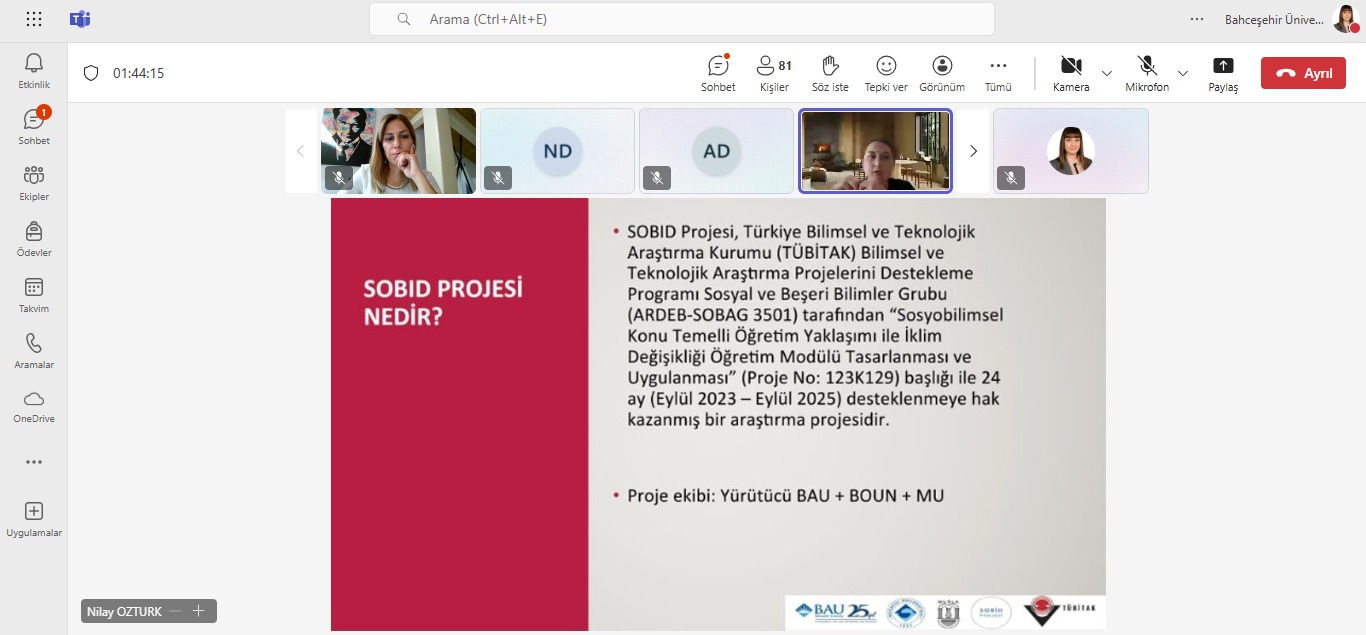 Uğur Okulları STEM Çalıştayında SOBİD Projesi Çıktıları